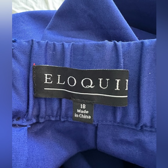 Eloquii Blue Circle Skirt - Picture 4 of 6